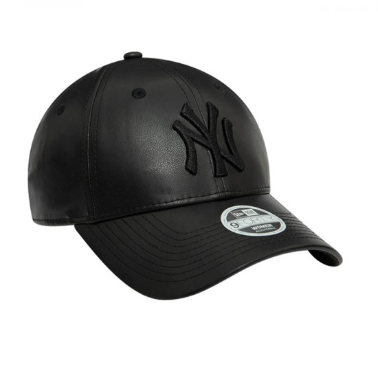 New Era Καπέλο New York Yankees Faux Leather Womens 9FORTY Adjustable Cap
